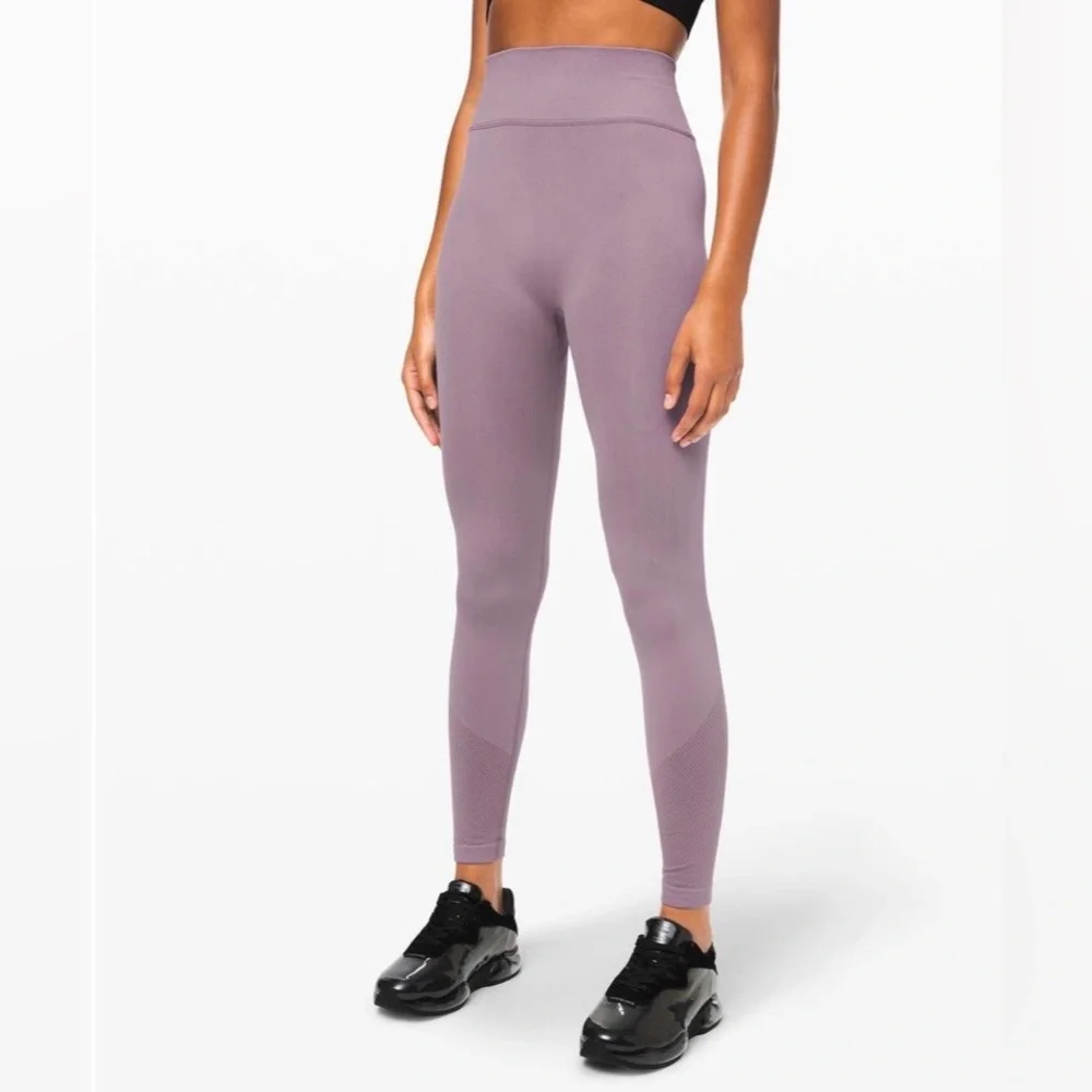 Lululemon Ebb to Street Tight, Frosted Mulberry, 12